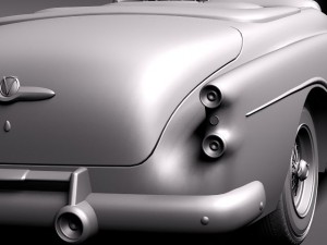 Buick Skylark Convertible 1953 Modelo 3D