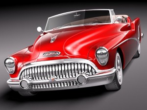 Buick Skylark Convertible 1953 Modelo 3D