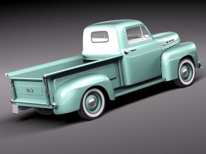F-1 Pickup 1951 3D Model