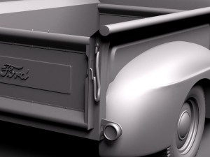 F-1 Pickup 1951 3D Model