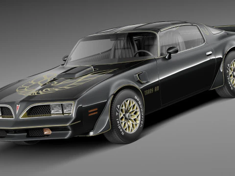Pontiac Firebird Trans Am 1979-1981 SE Bandit Model 3D