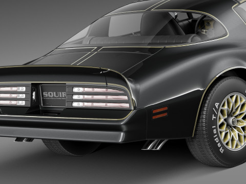 Pontiac Firebird Trans Am 1979-1981 SE Bandit 3D 模型