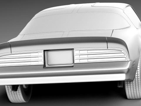 Pontiac Firebird Trans Am 1979-1981 SE Bandit 3D 模型