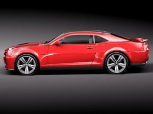 Chevrolet Camaro ZL1 2012 Modelo 3D