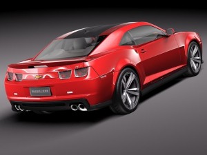 Chevrolet Camaro ZL1 2012 Modelo 3D