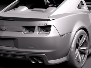 Chevrolet Camaro ZL1 2012 Modelo 3D