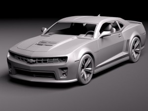 Chevrolet Camaro ZL1 2012 Modelo 3D