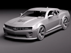 Chevrolet Camaro ZL1 2012 3D Model