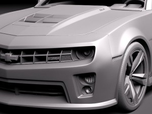 Chevrolet Camaro ZL1 2012 Modelo 3D