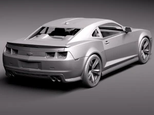 Chevrolet Camaro ZL1 2012 3D Model