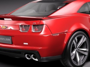 Chevrolet Camaro ZL1 2012 Modelo 3D