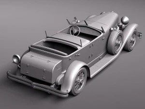 Duesenberg SJ Convertible 1932 3D Model