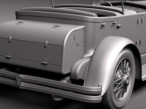 Duesenberg SJ Convertible 1932 Modelo 3D