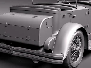 Duesenberg SJ Convertible 1932 3D Model