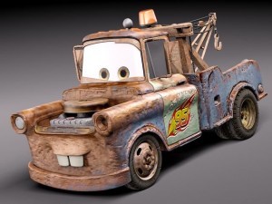Tow Mater Cars 3D 모델