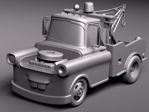 Tow Mater Cars 3D 모델
