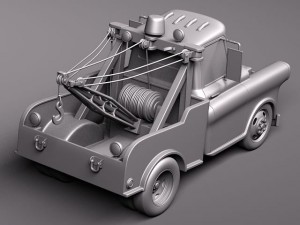 Tow Mater Cars 3D 모델