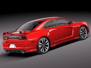 Dodge Charger SRT8 2012 3D Model