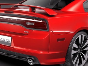 Dodge Charger SRT8 2012 3D Model