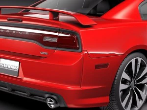 Dodge Charger SRT8 2012 3D Model