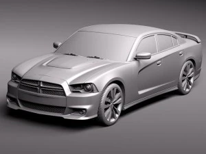 Dodge Charger SRT8 2012 3D Model