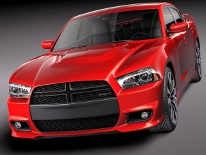 Dodge Charger SRT8 2012 3D Model