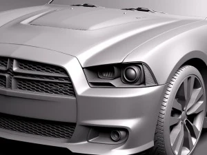 Dodge Charger SRT8 2012 3D Model