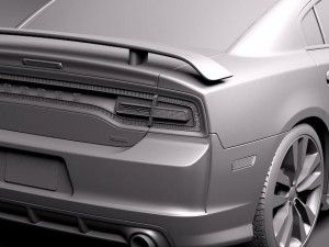 Dodge Charger SRT8 2012 3D Model