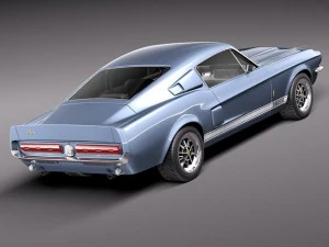 Mustang Shelby Cobra GT 500 1967 Modelo 3D