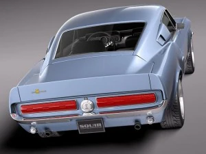 Mustang Shelby Cobra GT 500 1967 Modelo 3D