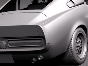 Mustang Shelby Cobra GT 500 1967 Modelo 3D