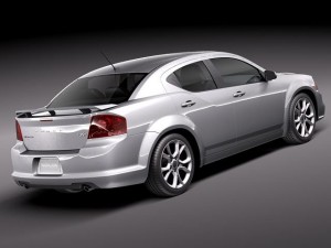 Dodge Avenger RT 2012 Modèle 3D