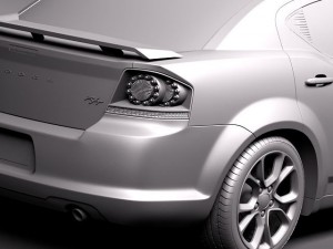 Dodge Avenger RT 2012 Modèle 3D