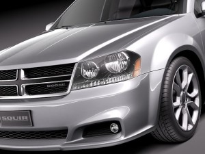 Dodge Avenger RT 2012 Modèle 3D