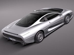 Jaguar XJ220 1992 3D Model