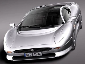 Jaguar XJ220 1992 3D Model