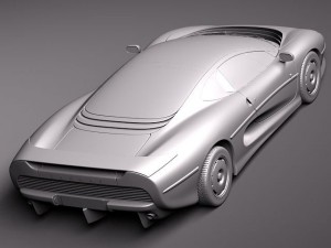Jaguar XJ220 1992 3D Model