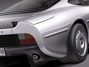 Jaguar XJ220 1992 3D Model