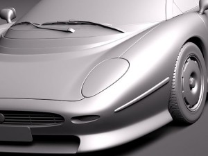 Jaguar XJ220 1992 3D Model