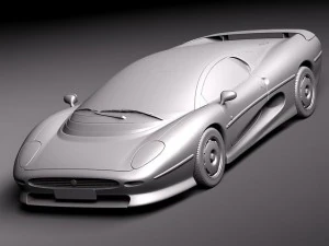 Jaguar XJ220 1992 3D Model