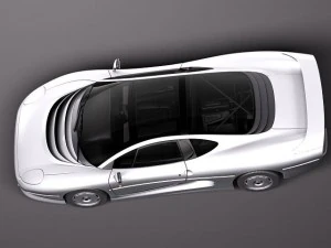 Jaguar XJ220 1992 3D Model