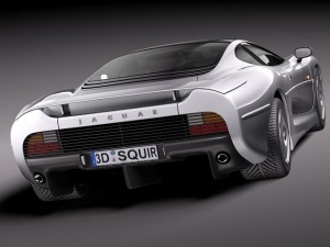 Jaguar XJ220 1992 3D Model