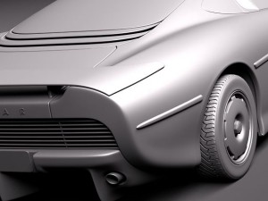 Jaguar XJ220 1992 3D Model