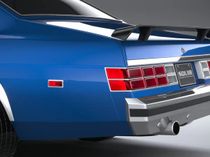 Coup&eacute; gen&eacute;rico 1978 Modelo 3D