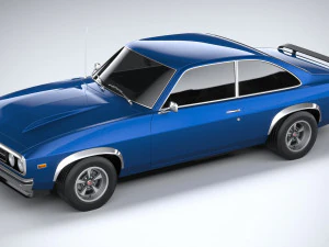 Coup&eacute; gen&eacute;rico 1978 Modelo 3D