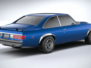 Coup&eacute; gen&eacute;rico 1978 Modelo 3D