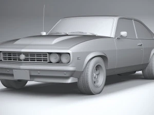 Coup&eacute; gen&eacute;rico 1978 Modelo 3D