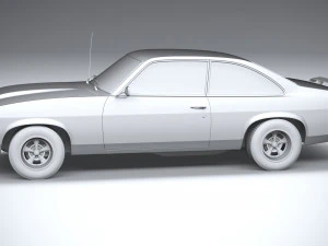 Coup&eacute; gen&eacute;rico 1978 Modelo 3D
