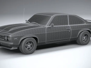 Coup&eacute; gen&eacute;rico 1978 Modelo 3D