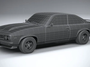 Coup&eacute; gen&eacute;rico 1978 Modelo 3D
